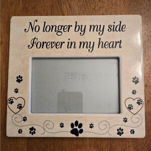 Banberry Designs Pet Memorial Ceramic Picture Frame